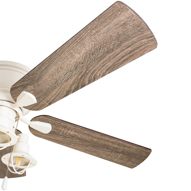 Ventilateur de plafond 52 po avec ensemble d'éclairage Monroeville, Blanc