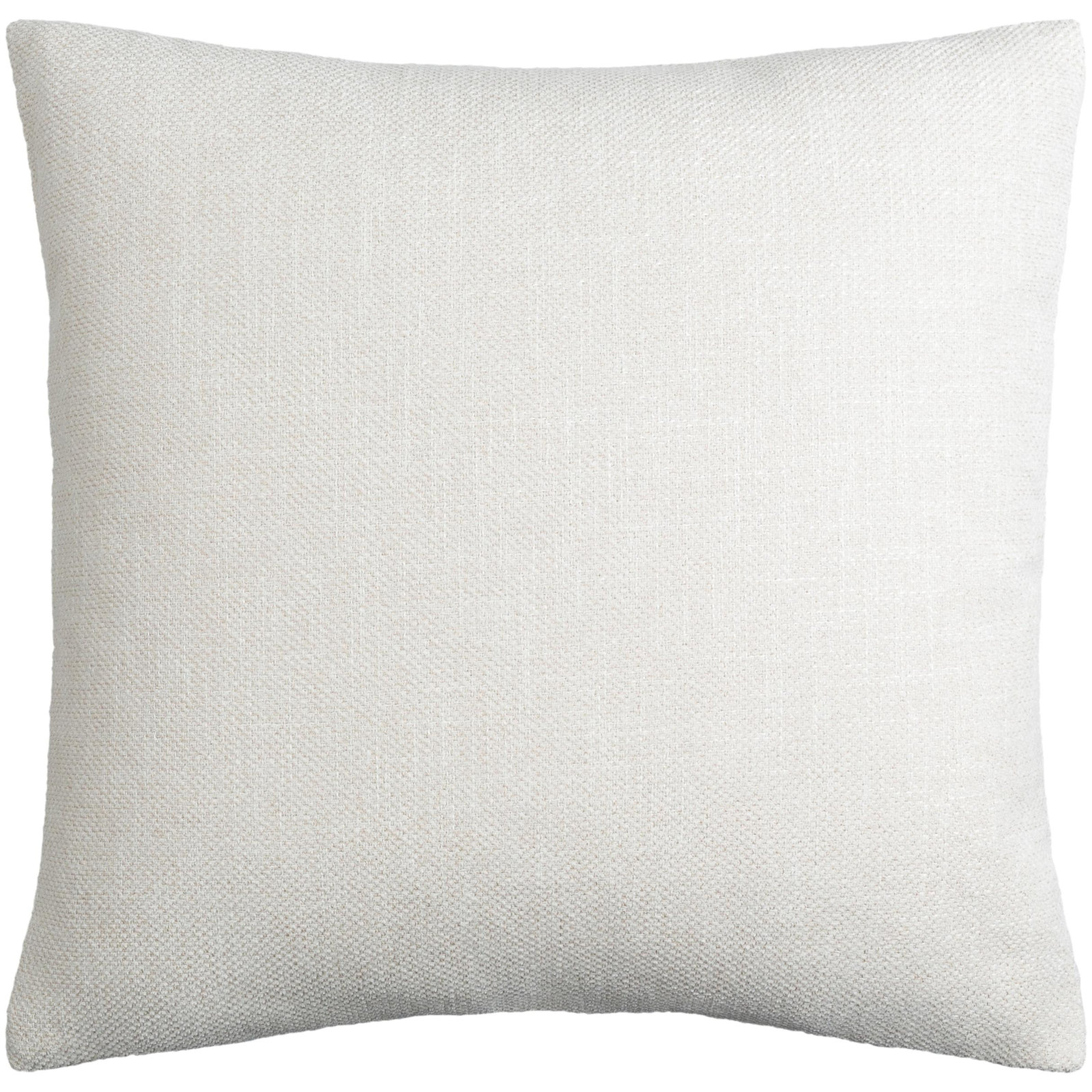 Kamaili Pillow Cover, 22"H x 22"W, Pillow Cover Only - No Insert, White