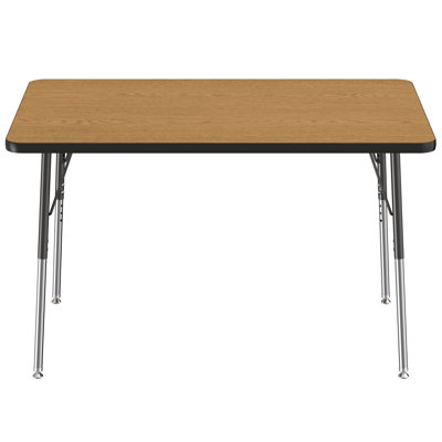 Rectangle T-Mold Adjustable Height Activity Table