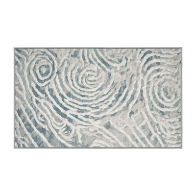 Machine Washable Gray Area Rug
