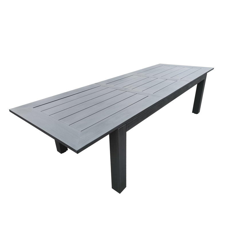 Redondo 120'' Extendable Aluminum Outdoor Dining Table