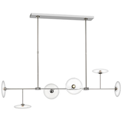 Ian K. Fowler Calvino Large Linear Chandelier