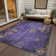 Machine Washable Indoor/Outdoor Xhevrie Purple Rug