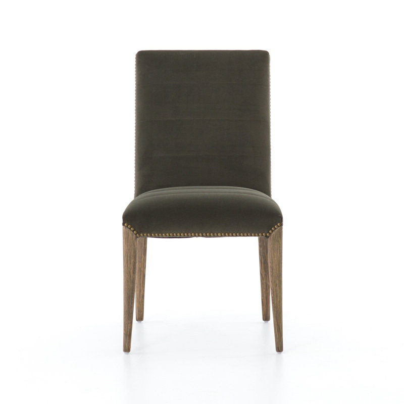 Nate Dining Chair-Modern Velvet Loden