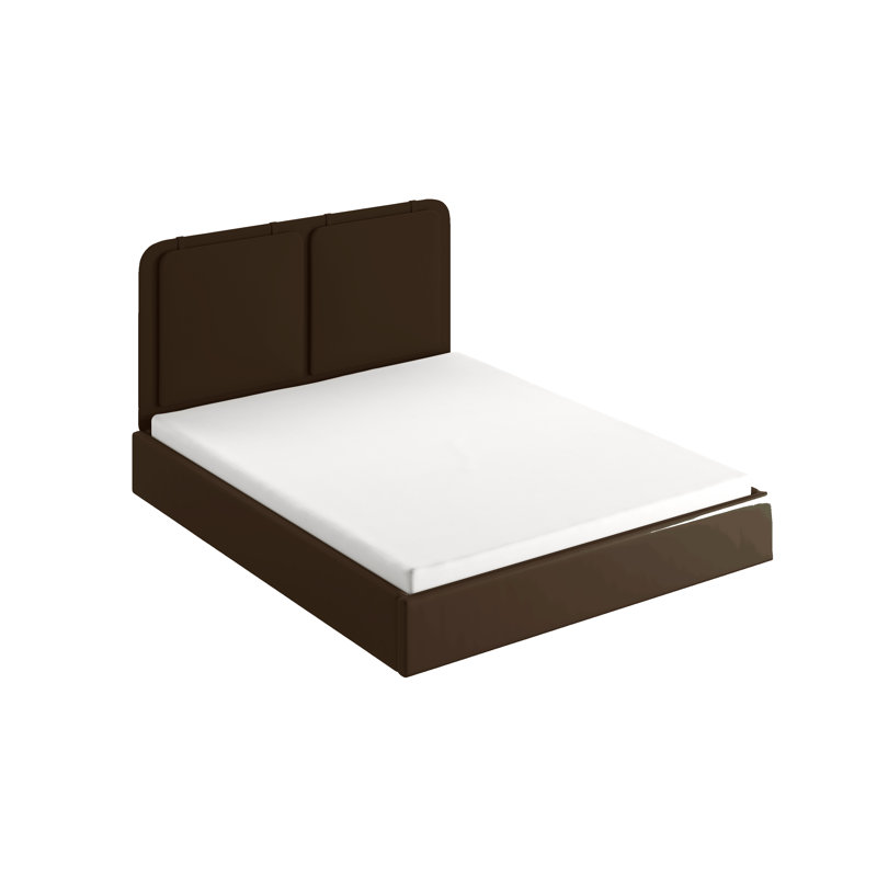Synergy Upholstered UK Super King - DE 180 X 200 Cm Ottoman Storage Bed, Brown