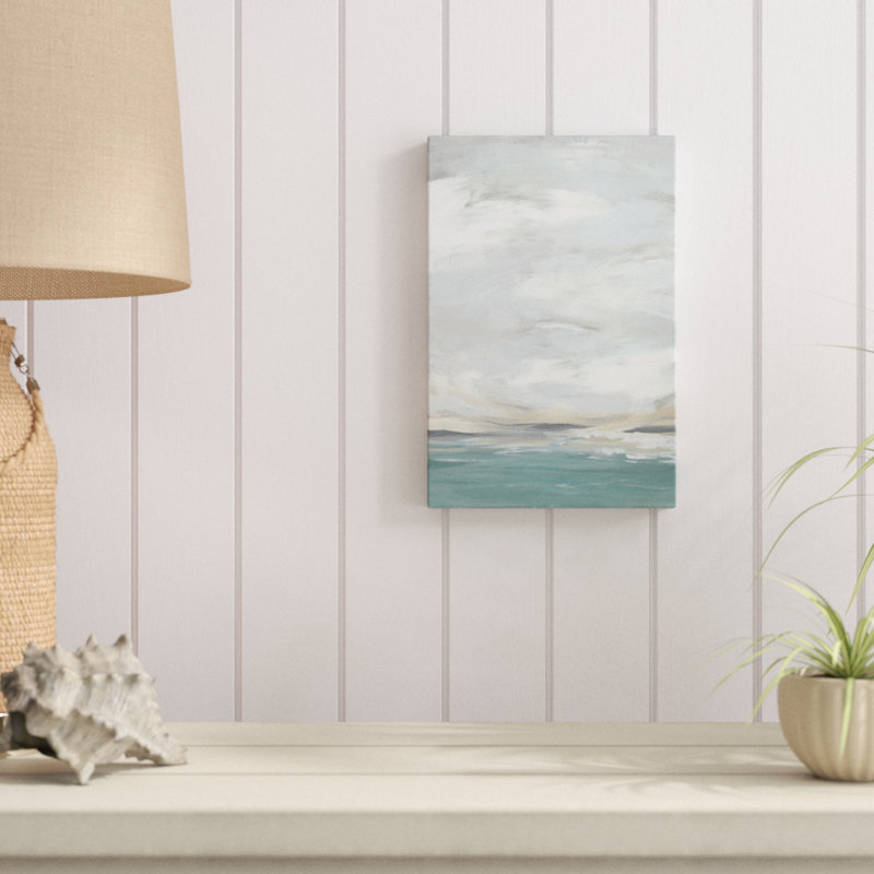 Seafoam Vista II by June Erica Vess - Painting, 91cm H x 61cm W, Wrapped Canvas