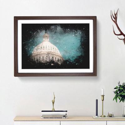 Capitol Hill White House - Framed Print