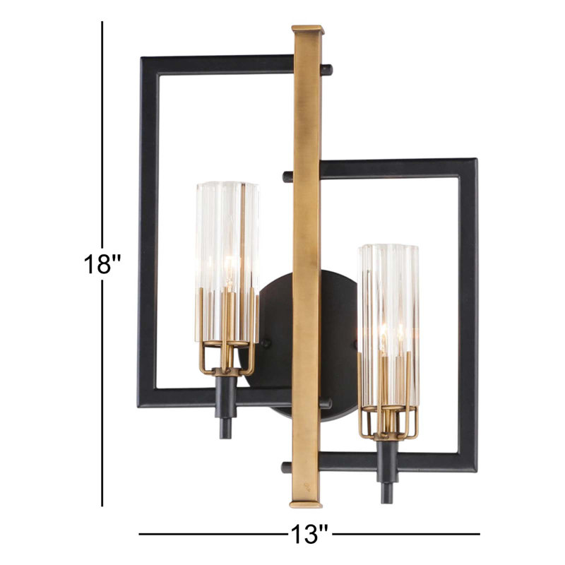 Kyla Steel Armed Sconce