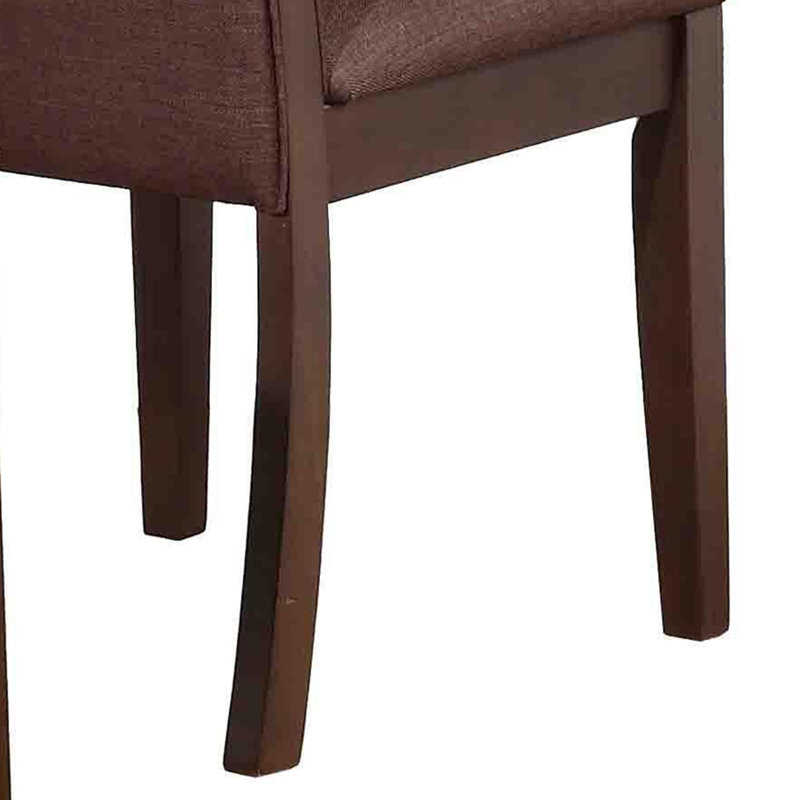 Chaise parsons Rockwood, Chocolat