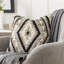 Cyan Geometric Wool Throw Pillow-1224193491-1210250704
