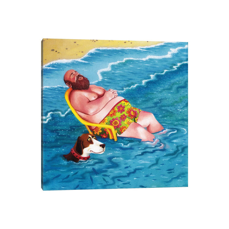 Vitamin Sea by Vicky Mount - Wrapped Canvas Gallery-Wrapped Canvas Giclée, 45.72 cm H x 45.72 cm W x 1.91 cm D