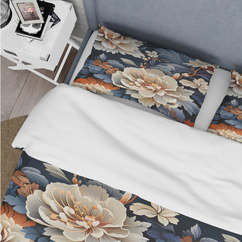 Ensemble de housse de couette Mehraz, Housse de couette pour très grand lit et 2 très