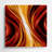 Gradient Abstract 2 Brown Metal Wall Art-1639693905