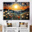 Ornella - ensemble d'art mural abstrait paysage-108460970-108460972