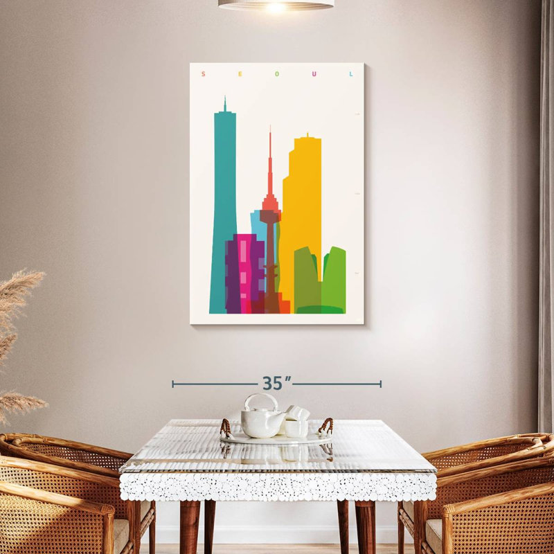 Sireci Vibrant Seoul, 45" H x 30" W