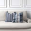 Indigo-Dew Coordinated Set of 2 Indoor & Outdoor Throw Pillows-40769304