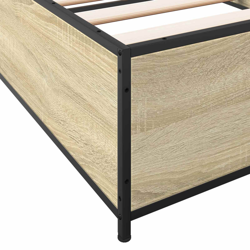Bed, Sonoma Oak