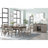 Casual Two Tone 6 Drawer Dining Table