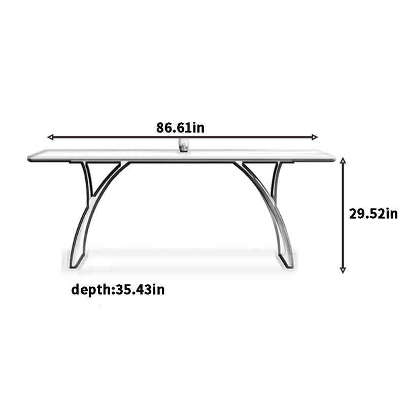 Plotkin, 29.52"H x 86.61"L x 35.43"W