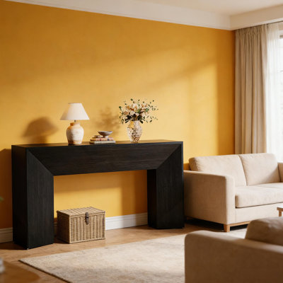 Table d'appoint élégante, table de canapé en bois, console de style moderne avec bois E1 durable et design polyvalent pour tous les décors