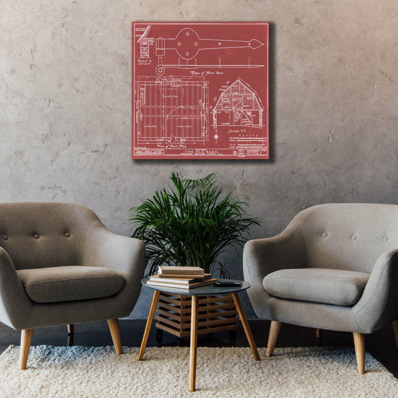  «Rockland County Barn 2» par Annie Warren, art mural sur toile, 37 po x 37 po, H 37 po x l 37 po