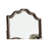 Baudouin Weathered Oak Finish Mirror