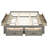 Queen-Size Antique Gray Platform Bed with 6 Storage Drawers, Modern Bedroom Solution-1037572348-1037572350
