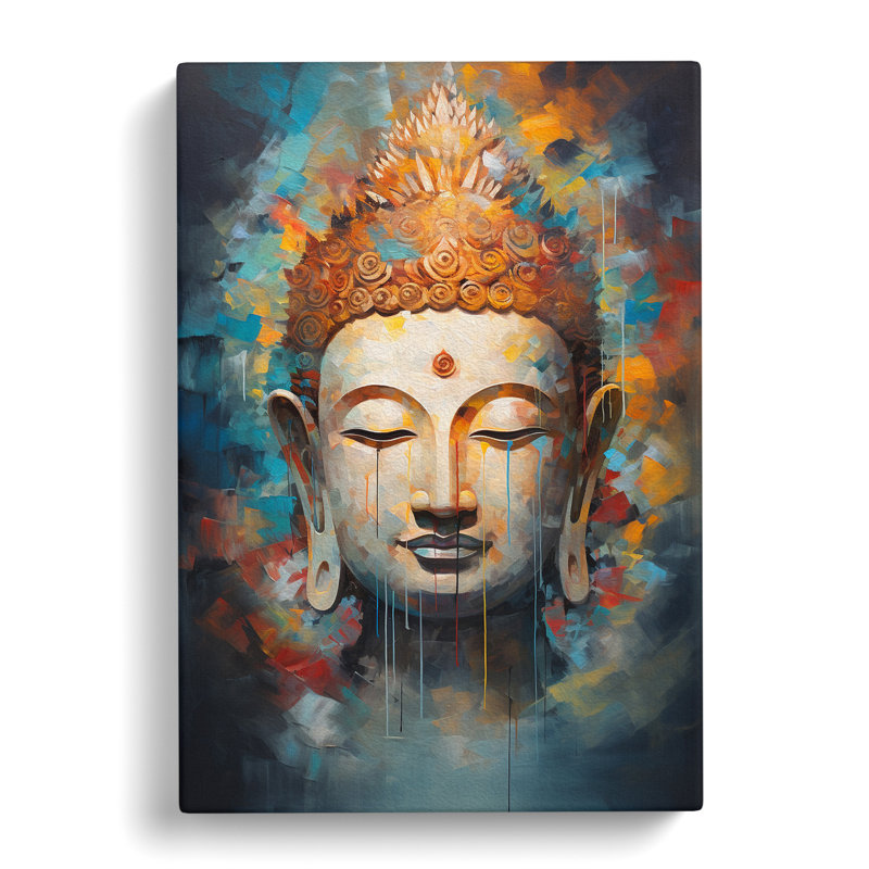 Buddha Abstract No.4 - Wrapped Canvas, 50cm H x 35cm W x 3cm D
