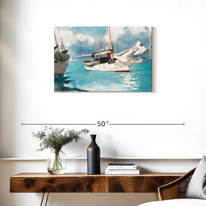 Fishing boats key west Aletra, H 20 po x l 30 po