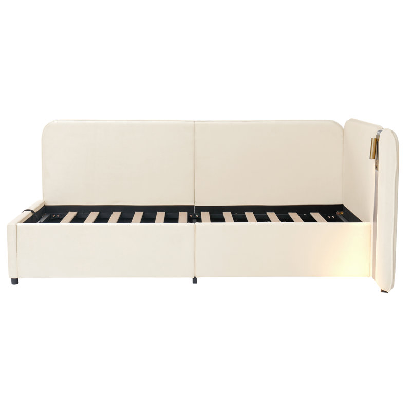 Metal Daybed, Beige