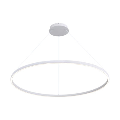 Nurein 71" LED Ring Chandelier