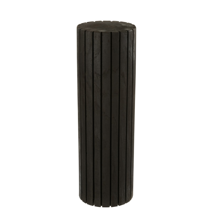 Akeiba Wood Plant Stand, Black
