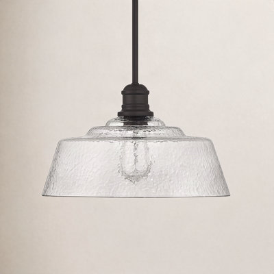 Lindholm Single Light Glass Dimmable Pendant