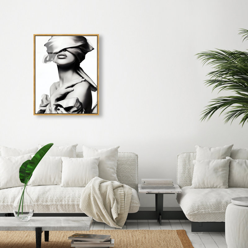 Blinded Grace I High-Gloss Frameless Acrylic Glass Wall Art Fashion Print by Oliver Gal, Ready to Hang, 16 x 20, 25"H x 31"W