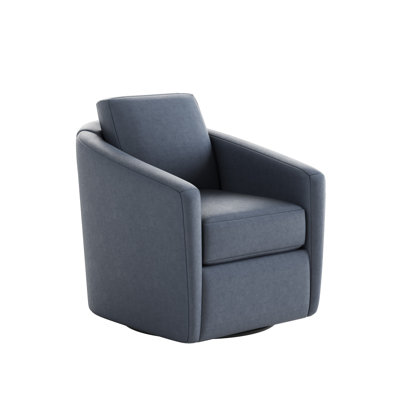 Fauteuil demi-tonneau pivotant de 39 po de large Daisey CAL117