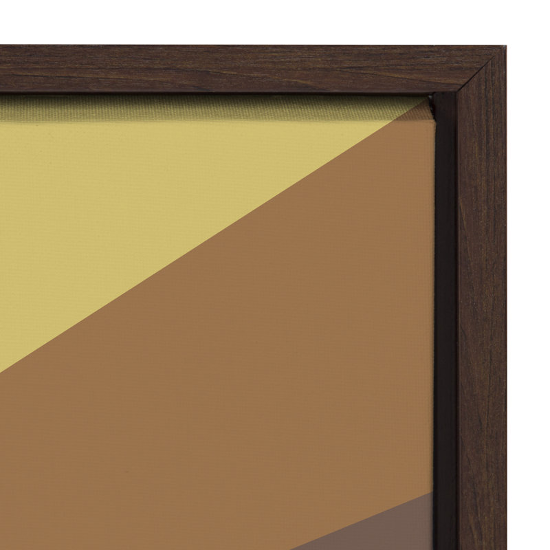 «Retro Sunset» par The Creative Bunch Studio, reproduction d'art sur toile encadrée