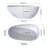 59" Premium Solid Surface Deep Soaking Bathtub
