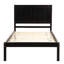 Base de lit plateforme double avec tête de lit, support à lattes de bois, aucun sommier requis, blanc-1773262600-1773262602