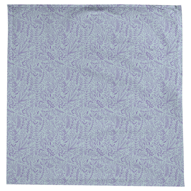 Leffel Ditsy Floral Pattern Tablecloth, Blue/Purple