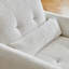 Canapé simple en velours de 33,86 po avec coussin décoratif, fauteuil à 2 accoudoirs en bois massif pour la chambre à coucher, le bureau et le salon-537714784