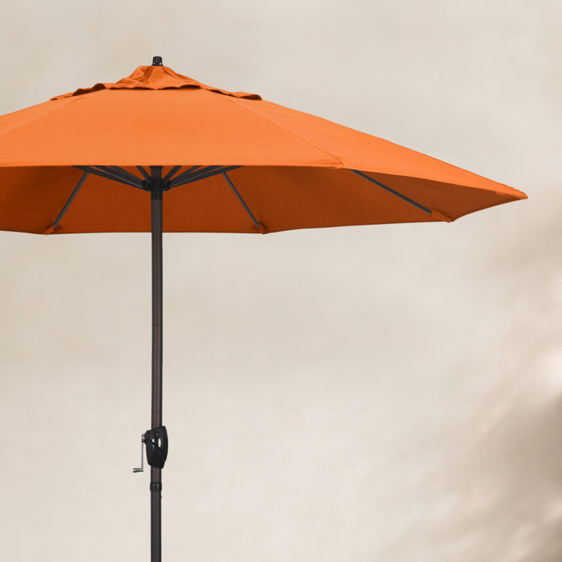Parasol 9 pi Mira Sunbrella® Mira, Toile Sunbrella® tangerine
