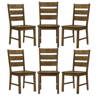 Adalia Rustic Solid Wood Dining Chair Set
