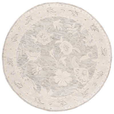 Metro 201 Hand Tufted 50% Wool; 30% Pet; 20% Cotton Floral Rug