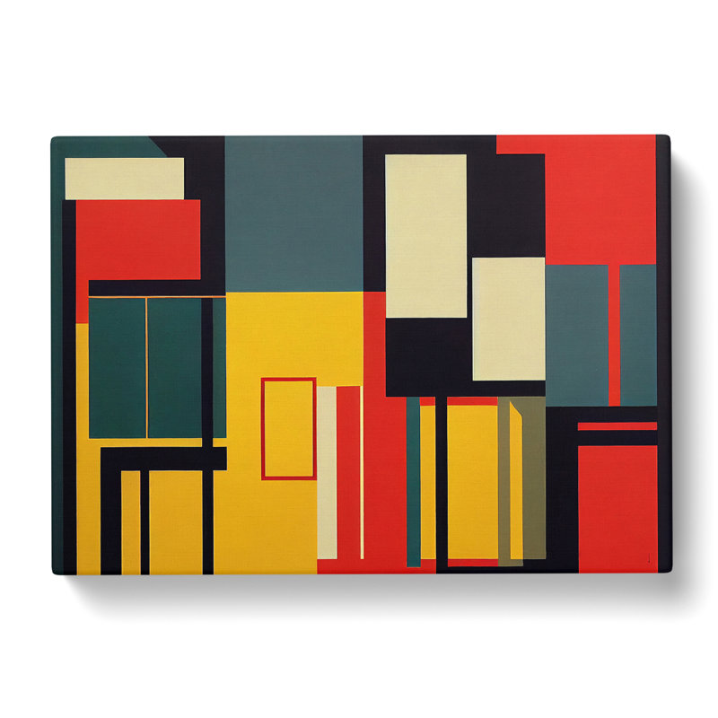 Bauhaus Vol.7 Abstract - Wrapped Canvas Print, 35cm H x 50cm W x 3cm D