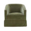 Fauteuil demi-tonneau pivotant en polyester de 30,5 po de largeur Delaplaine-1487078987