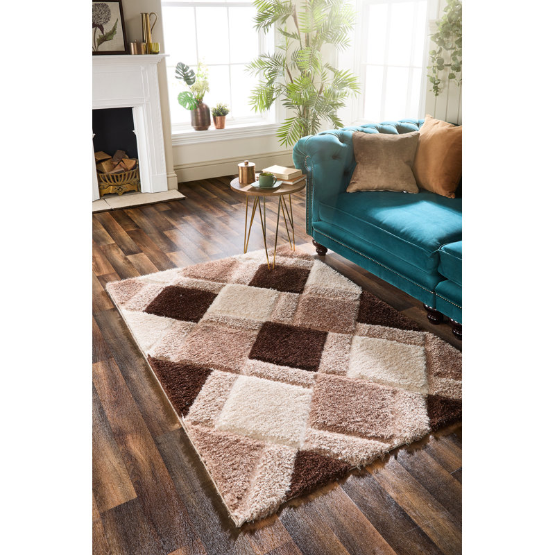 Bolsover Geometric Hand Woven Area Rug, Rectangle 160 x 230cm