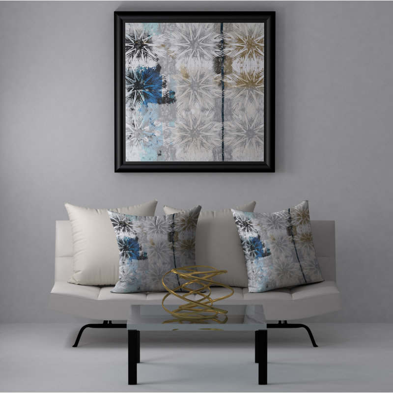 Geometric Reversible Throw Pillow, 20" x 20"