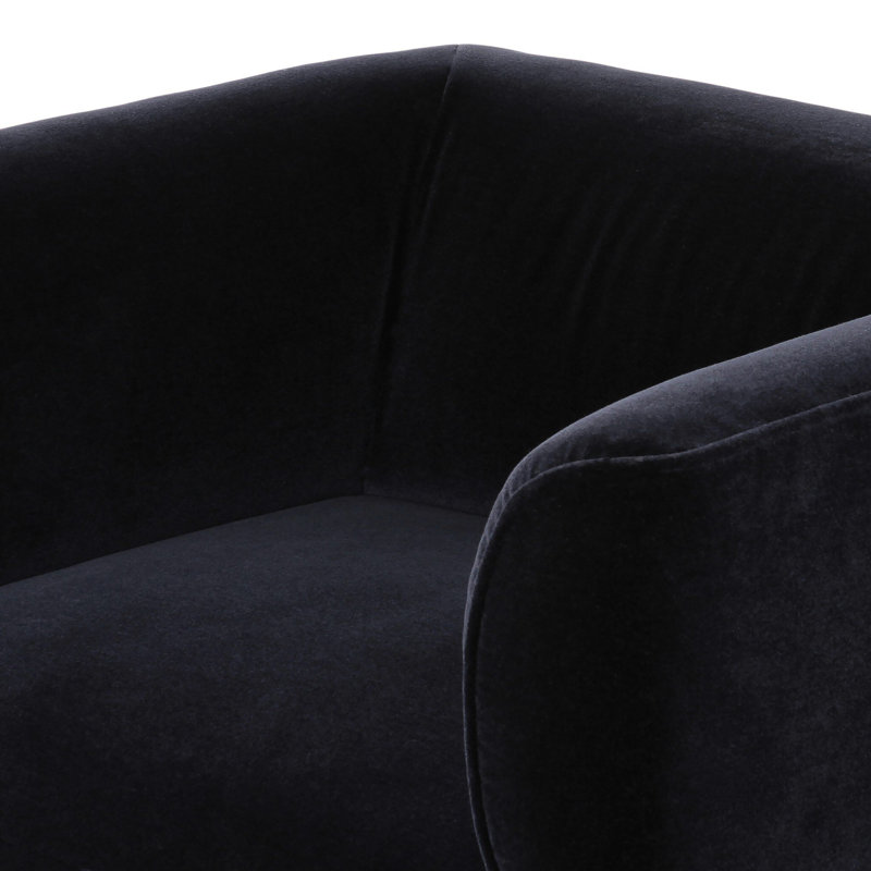 Pacey Swivel Chair-Dulane Mahogany, Monte Navy