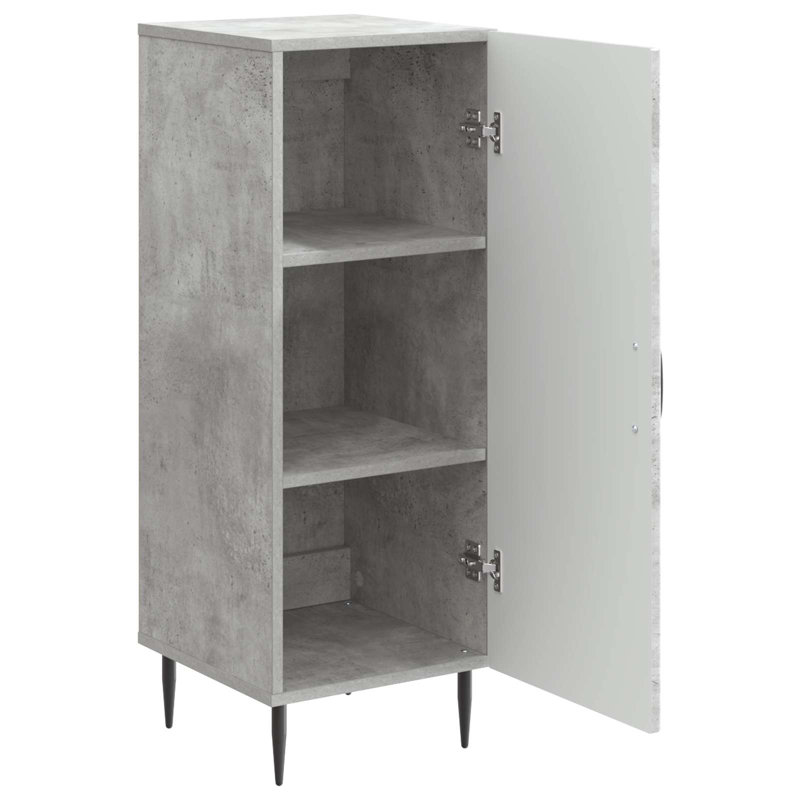 33cm Sideboard, Concrete Grey