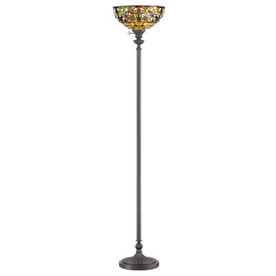 Nedrow 70'' Bronze Torchiere Floor Lamp